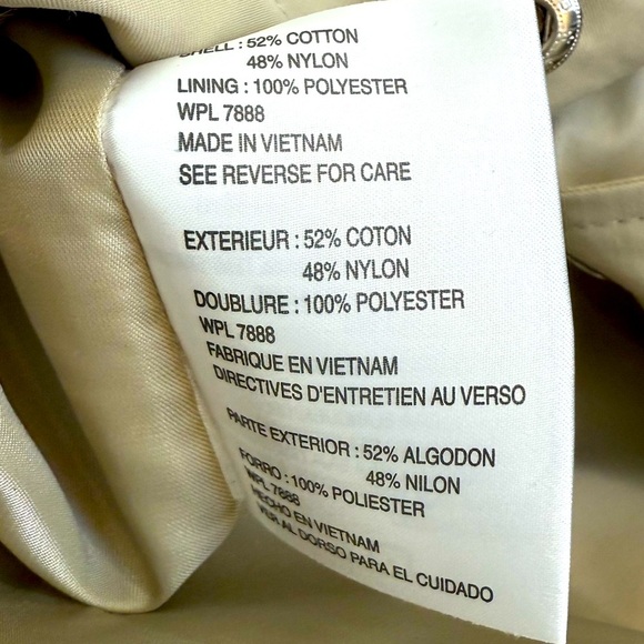 Michael Kors Trench Jacket – Putty – Size M – NWT - Picture 5 of 9
